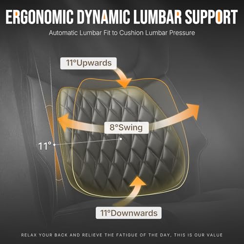 750lbs Big and Tall Office Chair,Heavy Duty Office Chairs,Executive Computer Desk Chair Work Chairs, Thick Padded Strong Metal Base Quiet Wheels, Ergonomic Design for Back Pain