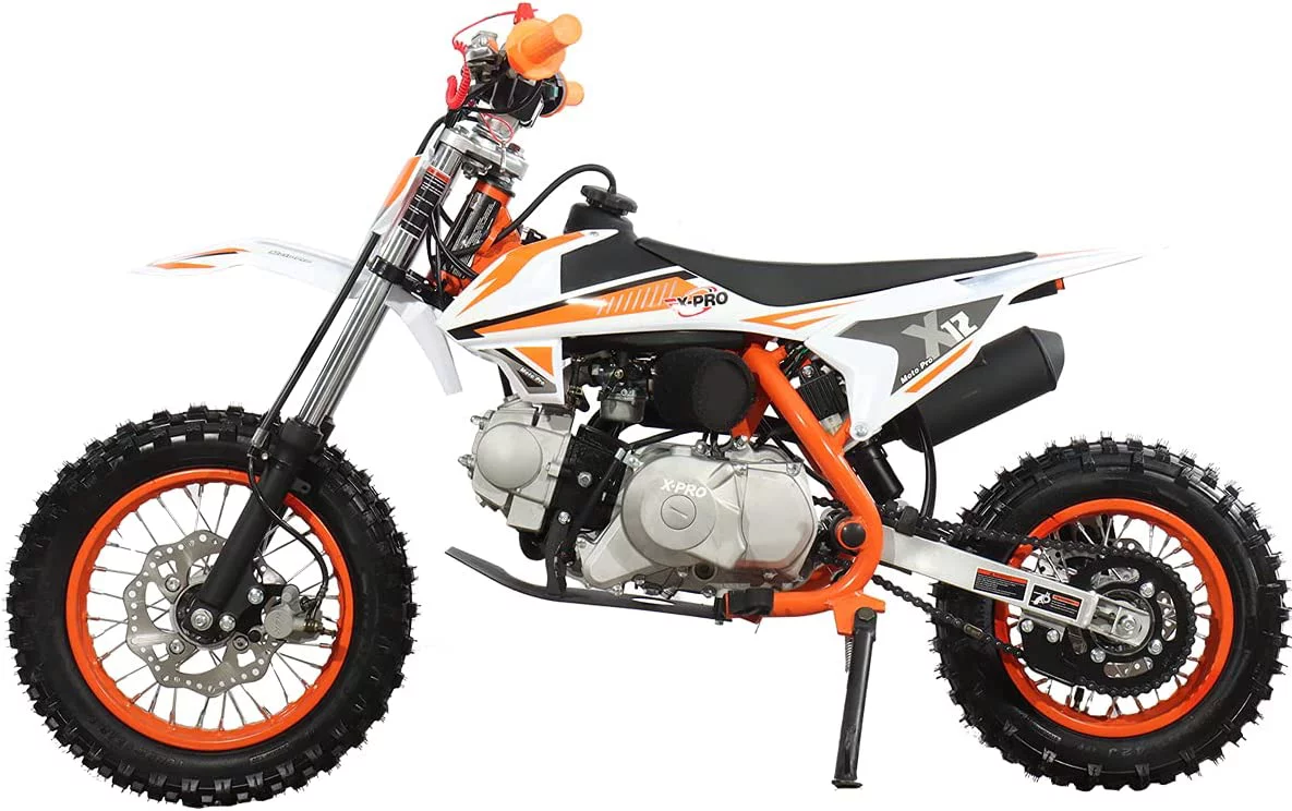X-Pro Brand New 110cc Dirt Bike, Automatic Transmission Electric Start Chain Drive 12