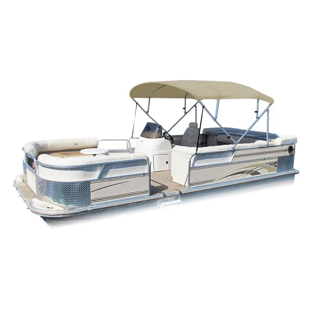 Summerset by Eevelle USA, SS-544B, Marine Grade 600D Outboard Watercraft 3-Bow Bimini Top Boat Vehicle Canvas Cover, 54