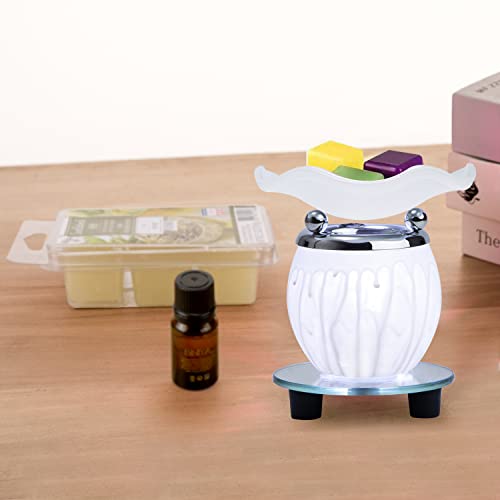 HUNANBANG 3 in 1 Electric Oil Warmer Scented Wax Warmer Candle Wax Melt Warmer Wax Melter Fragrance Wax Burner Parent