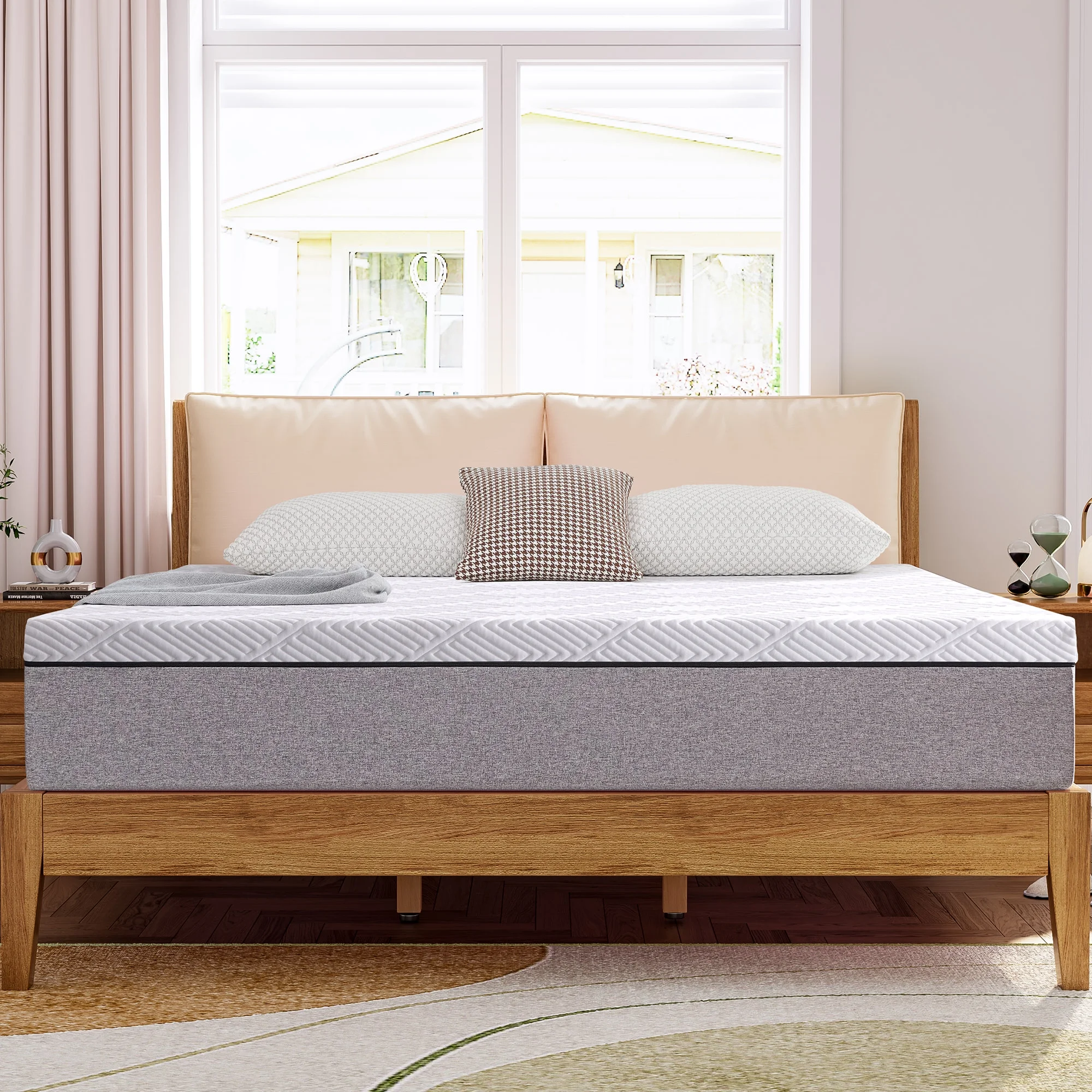 Full Mattress, Madinog 14 inch Gel Memory Foam Mattress in a Box, Full Size