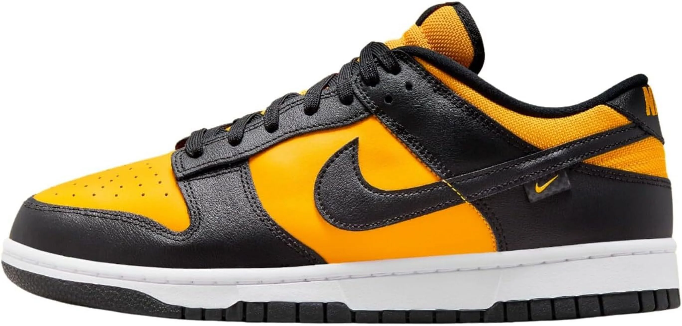 Men's Nike Dunk Low Retro Black/University Gold-White (FZ4618 001) - 10