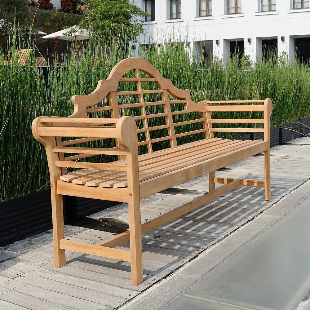 Cambridge Casual Willem Outdoor Teak Bench - Brown