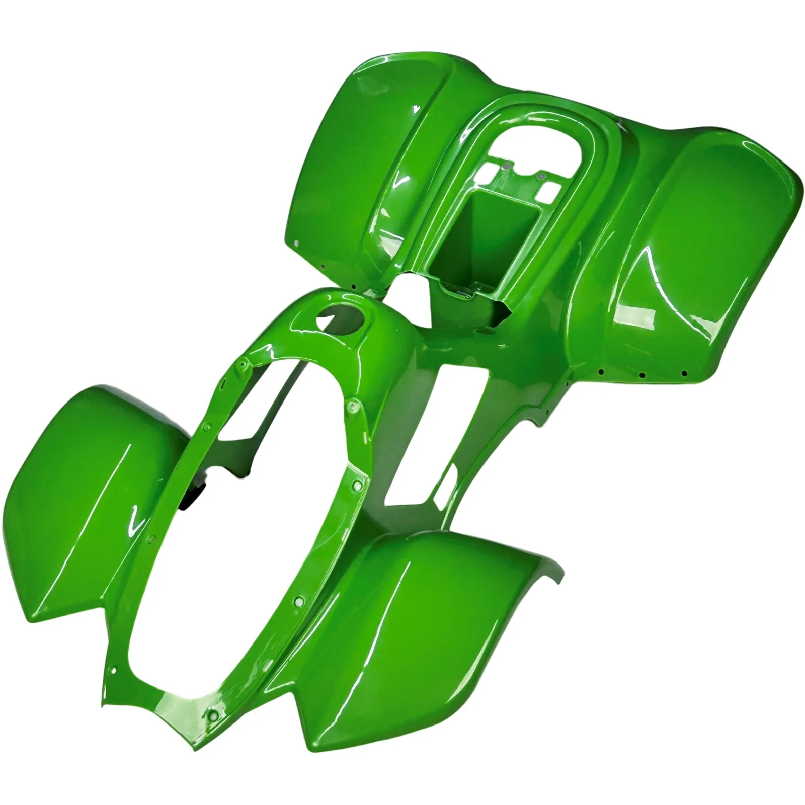 1-Piece Body Plastic Fender for IceBear Coolster 3050 Taotao Chinese Peace SunL MotoTec Kids ATV Quad 110cc Green