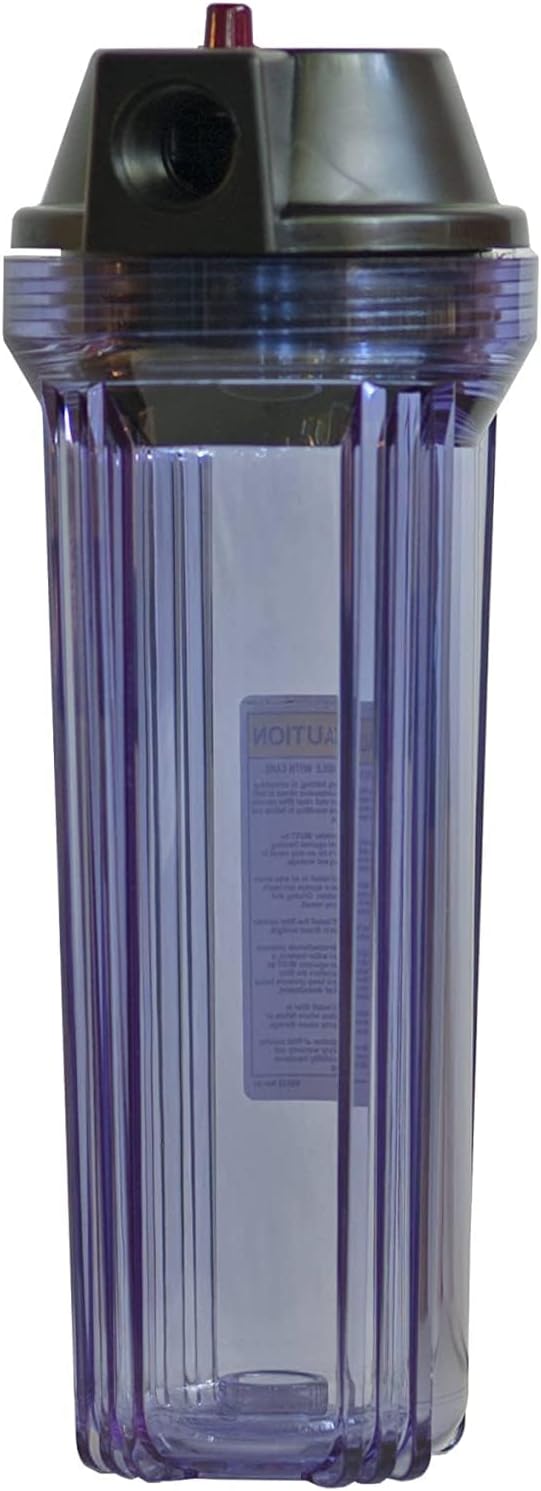 Whole House Filter Housing (Clear) with 3/4