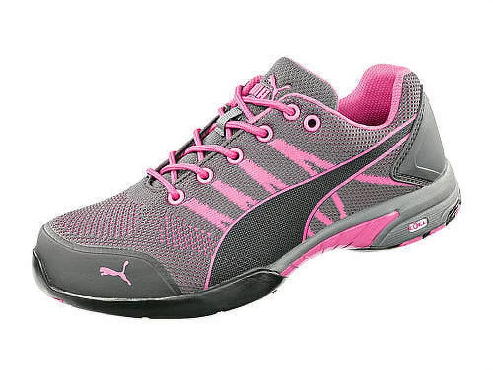 Puma Safety Women's Celerity 642915 Pink Steel Toe Knit Safety Shoe