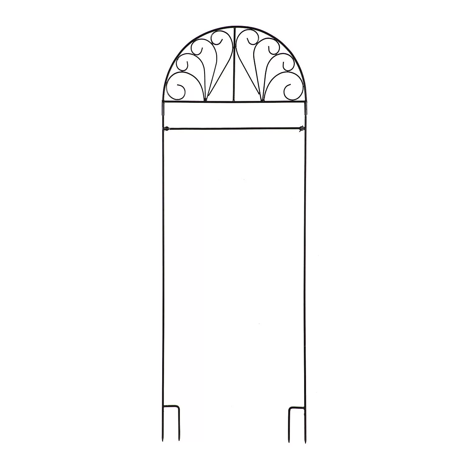 Evergreen Decorative Swirls Garden Flag Arbor Stand- 18 x 52 Inches Garden and House Flag Accessories