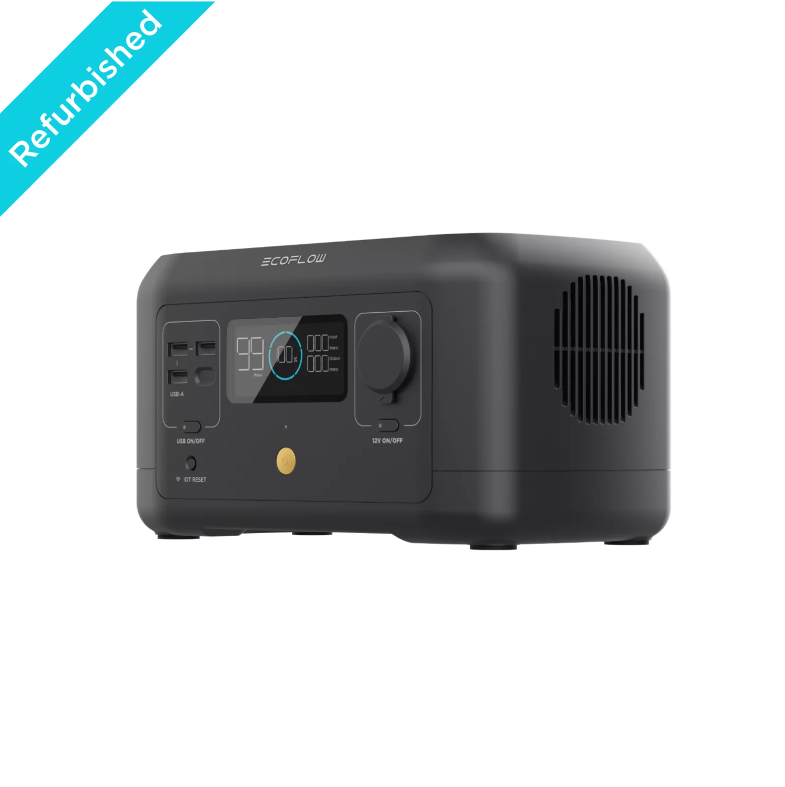 EcoFlow RIVER Mini Portable Power Station 210Wh Capacity,Solar Generator,300W AC Output for Outdoor Camping,Home Backup,Emergency,,Used,Certified Reconditioned