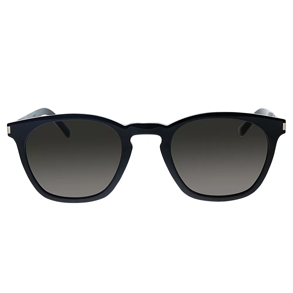 Saint Laurent  SL SLIM28 001 Unisex  Geometric Sunglasses Polycarbonate Lens
