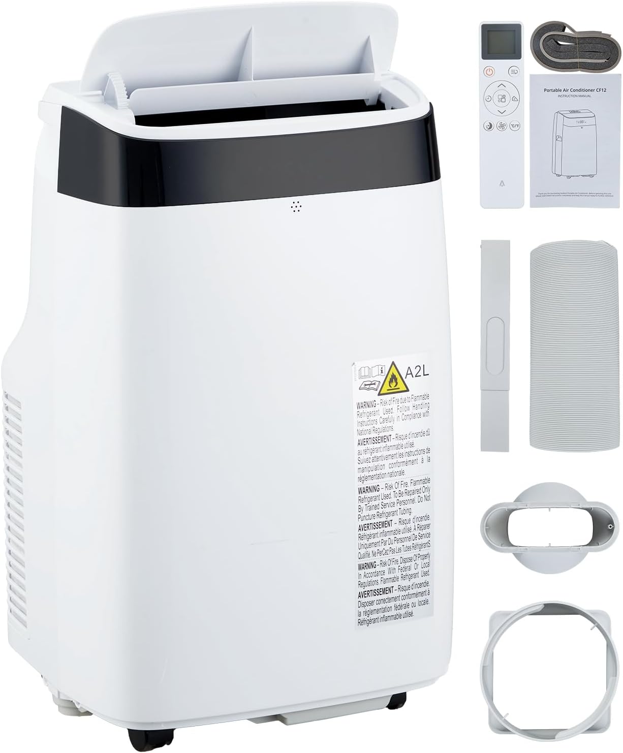 Portable Air Conditioner, 10000Btu Standing AC Unit, Room Air Conditioner with Remote Control, 3-in-1 Function Cool & Fan& Dry, Quiet Operation, Cool Up to 450 Sq.ft, Sleep Mode, 110-115V