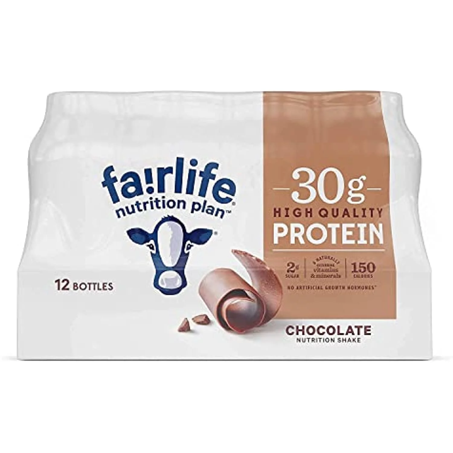 Fairlife Nutrition Plan High Protein Chocolate Shake, 12 pk. - Set of 4 - 48 Bottles