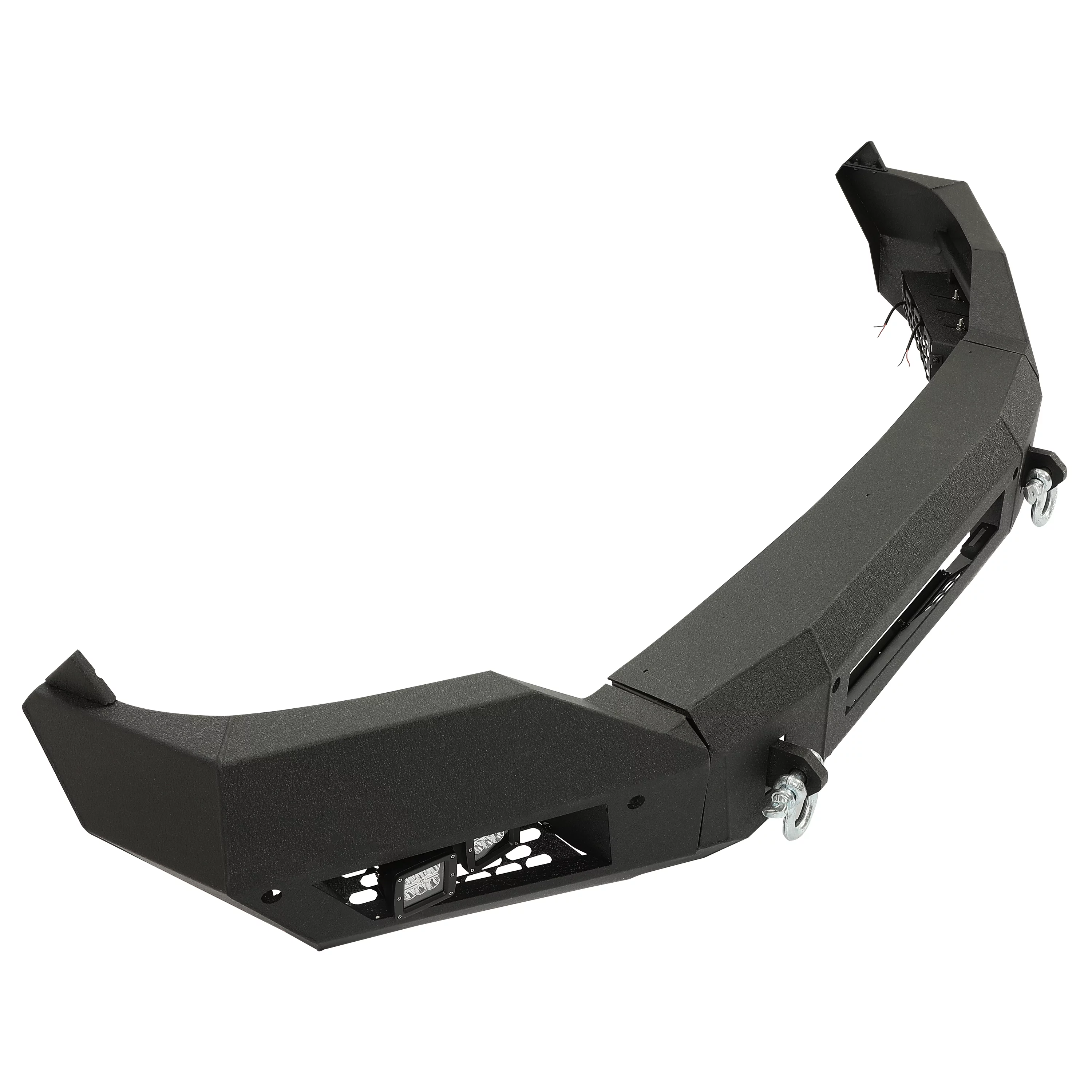 HECASA  Front Bumper W/ D-Ring LED Fog Light for 2013-2021 Ram 2WD 4WD 1500 Classic 14 15 16 17 18 19 2020