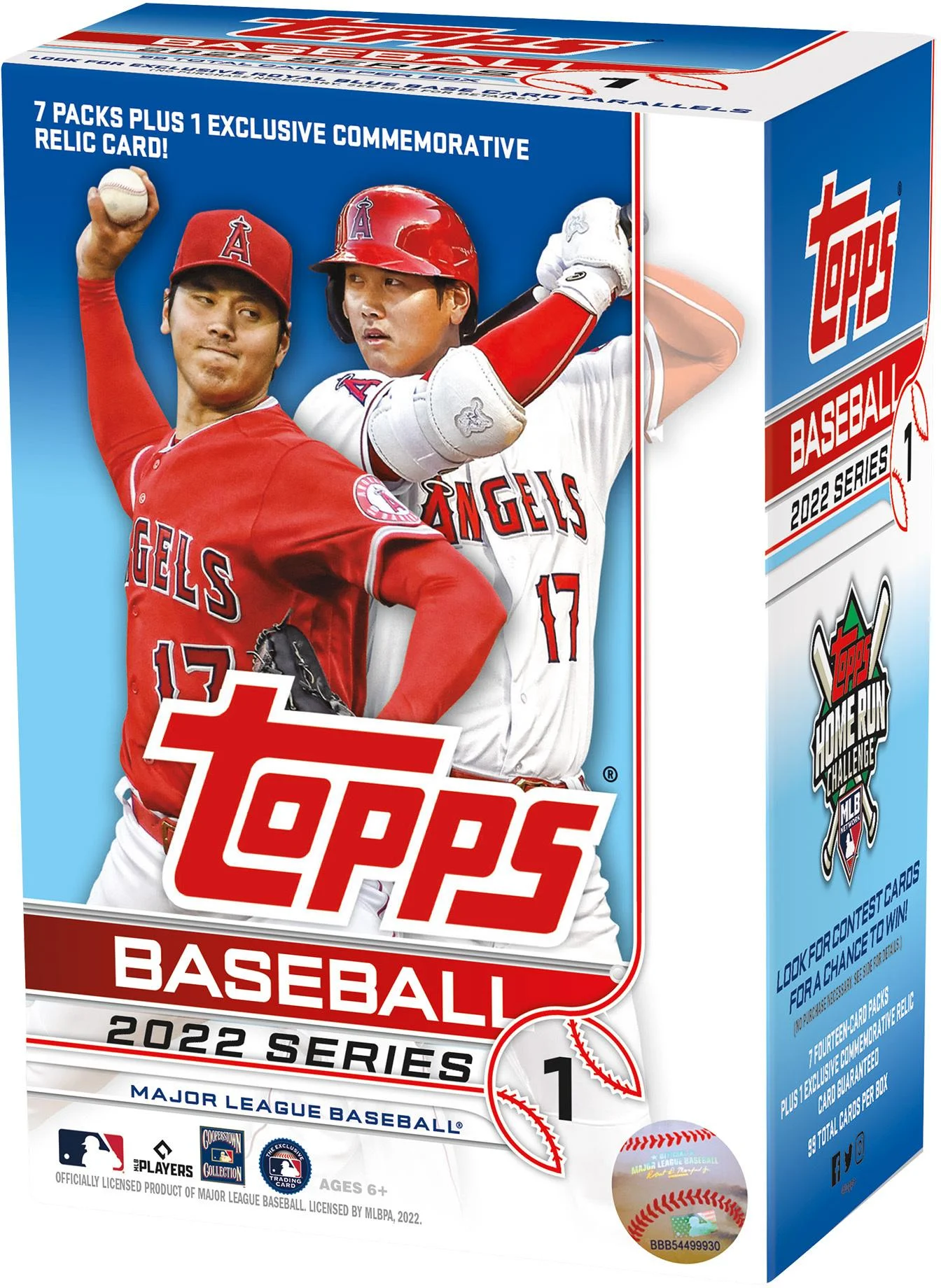 2022 Topps Baseball Series 1 Factory Sealed 7 Pack Retail Value Box
