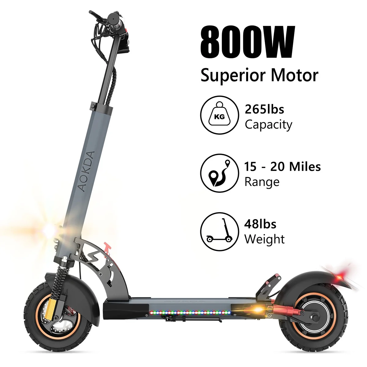 iENYRID Electric Scooter for Adults up to 26 Miles Long Range, 500W 3 Speeds Foldable Commute E-Scooter up to 28mph, Electric Skateboard for Kids Boys Girls 12+