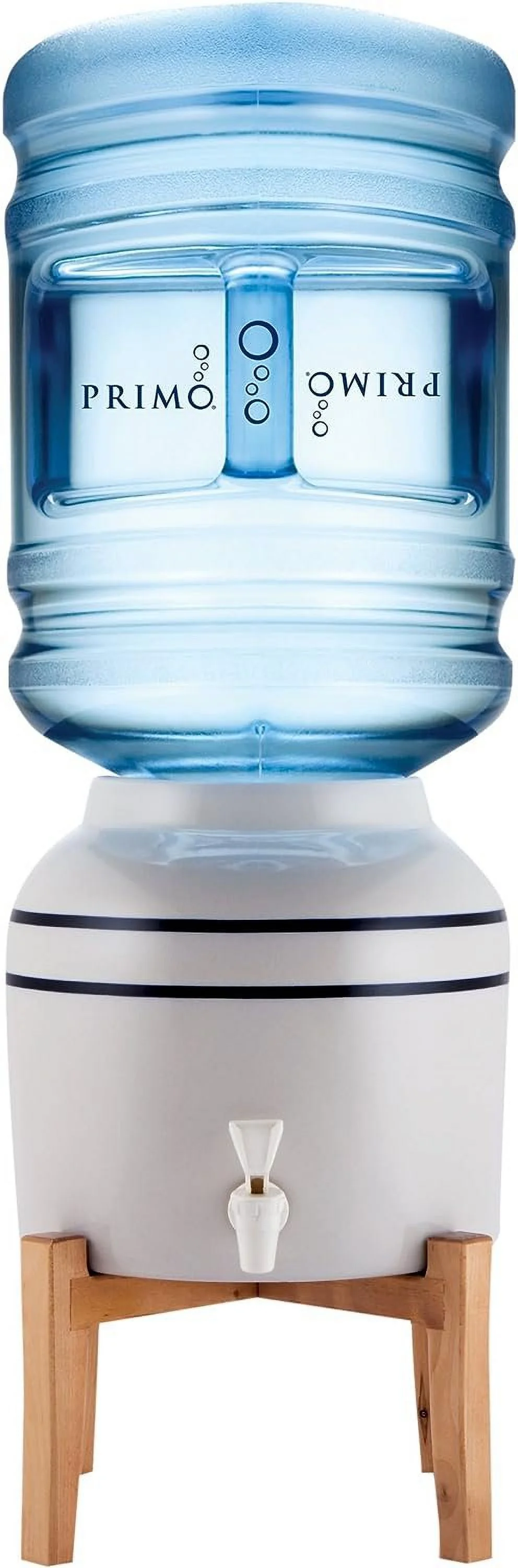 Primo Ceramic Countertop Water Jug Dispenser/Crock with Stand, Water Dispenser for 5 Gallon Bottle