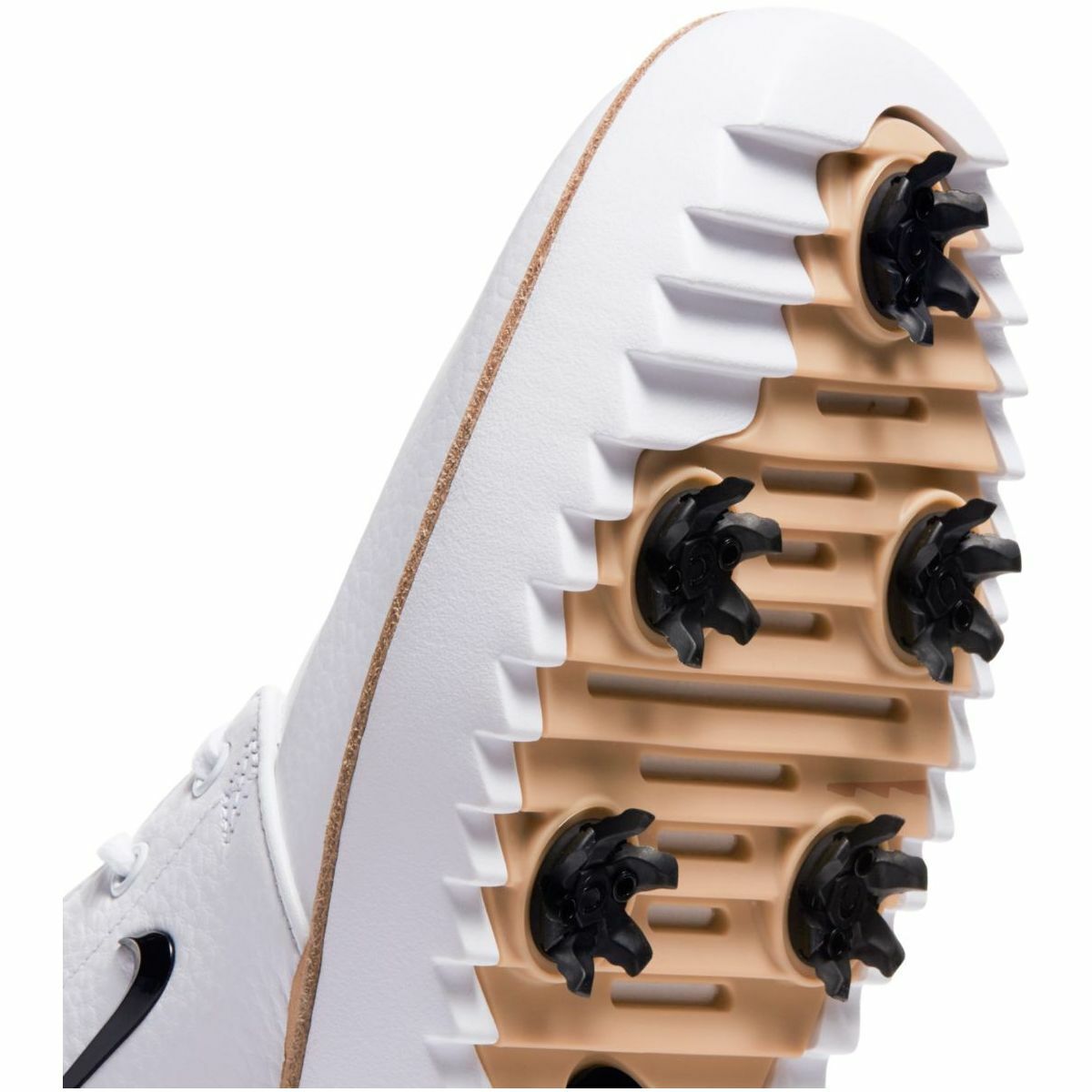 Nike Janoski G Tour Golf Shoes 2020 - White/black/tan/gum Brown - 7 -