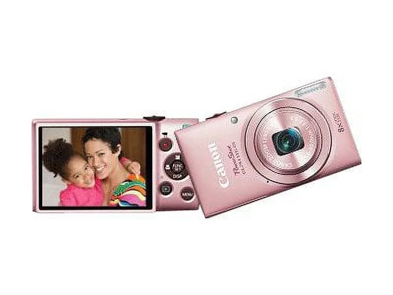 Canon PowerShot ELPH 115 IS - Digital camera - compact - 16.0 MP - 720p - 8x optical zoom - pink