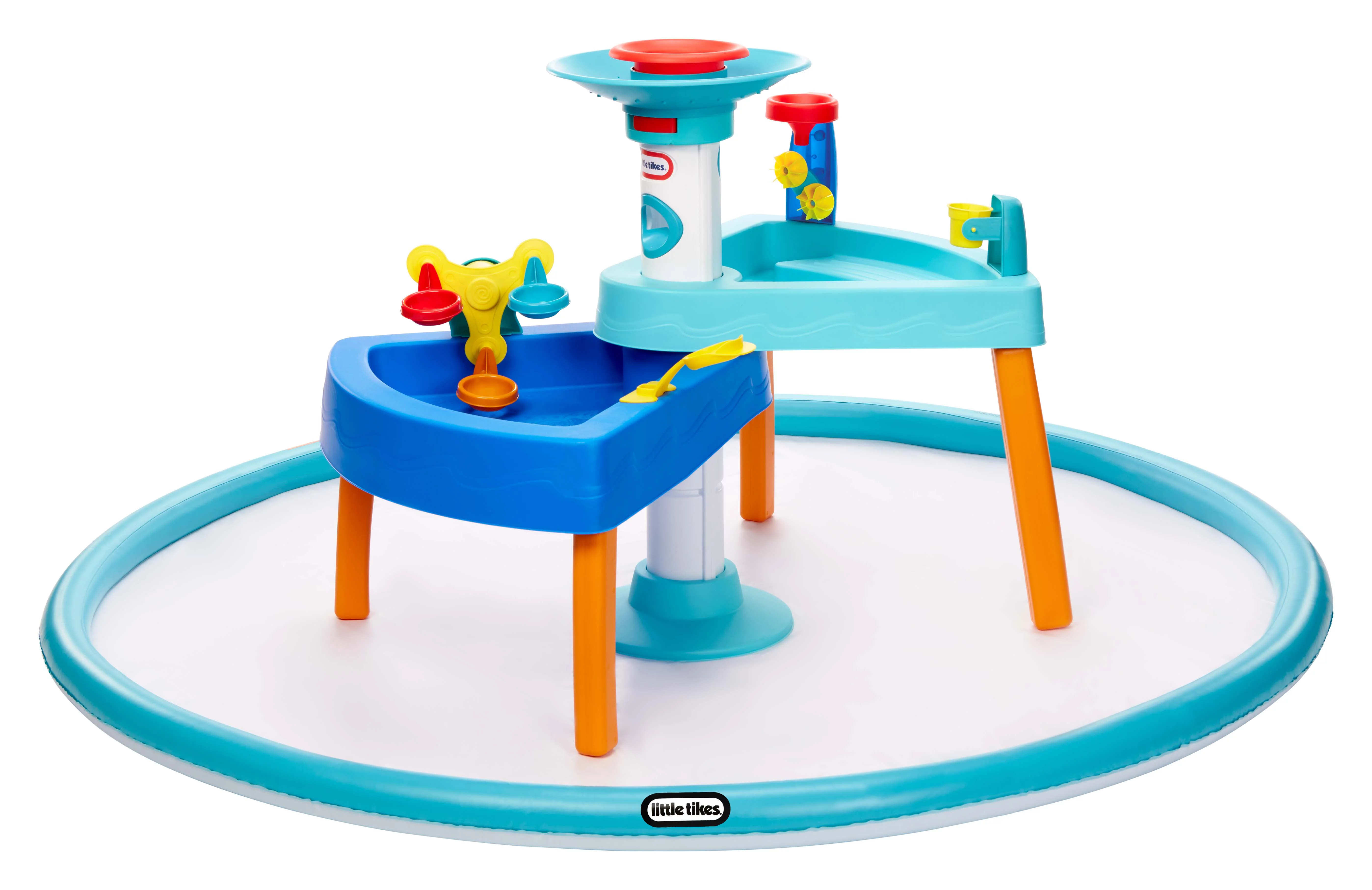 Little Tikes 3-in-1 Splash 'n Grow Outdoor Water Play Table with Accessories and Splash Pad for Kids, Children, Boys & Girls 3+ years