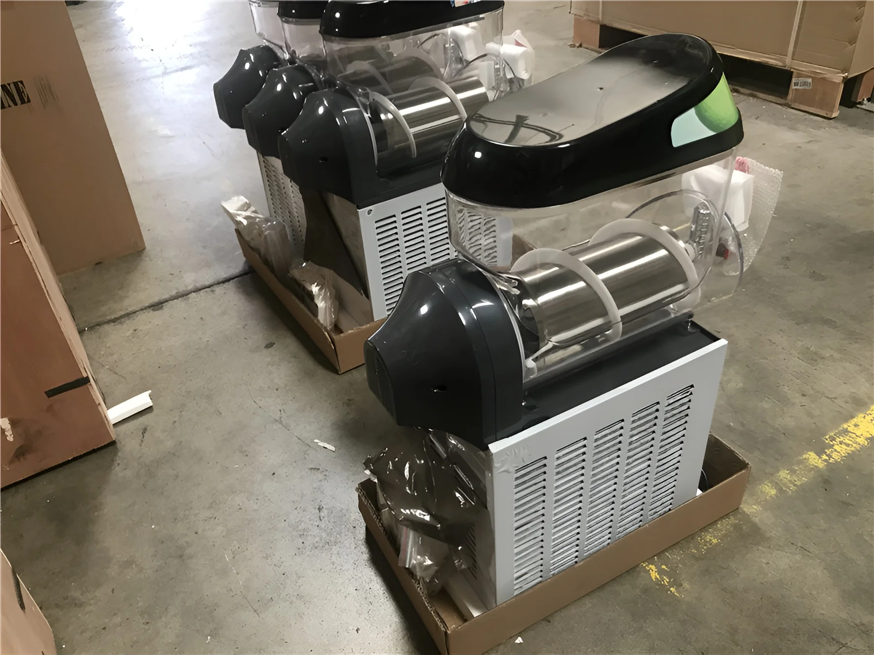 Commercial Slush Machine, 10L Stainless Steel Margarita Slushie Maker, Slush Frozen Drink Maker, Clearance 10L 1 tank