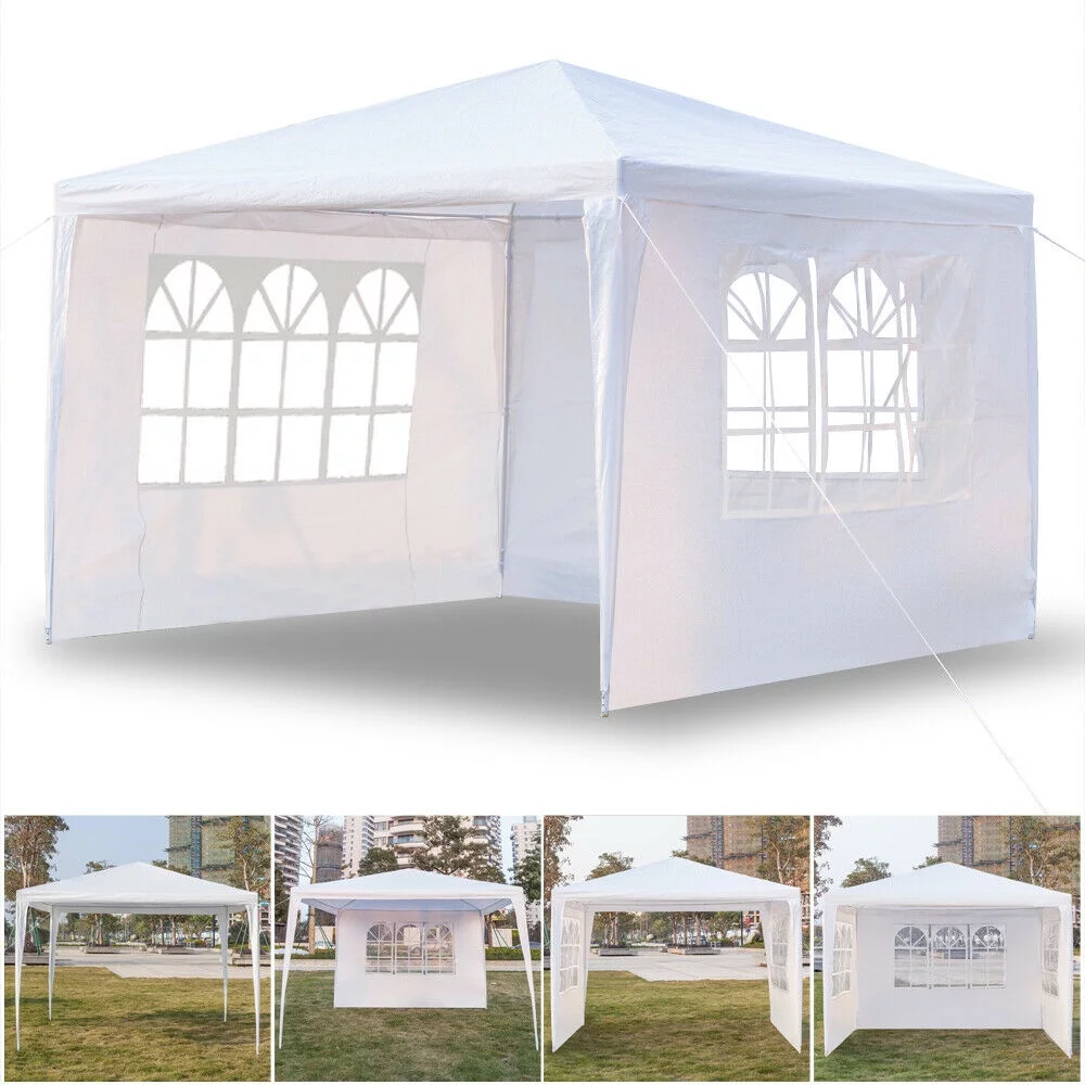 2021 NEW 10'x10' EZ Pop Up Canopy Outdoor Patio Wedding Party Tent Folding Gazebo OP