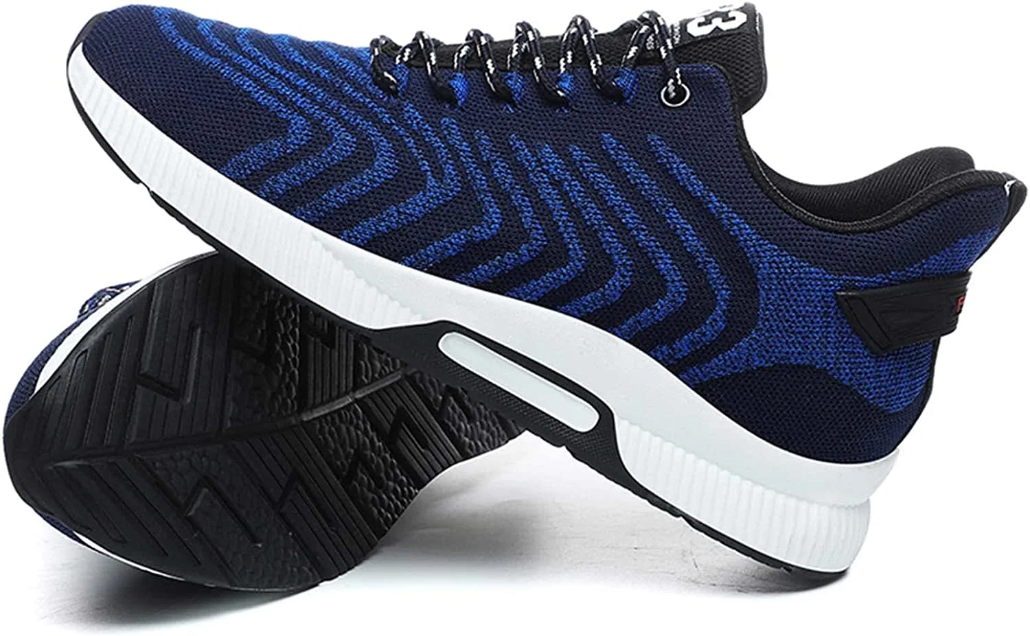 Men's Elevator Sneakers 2.36 Inch Invisible Height Increasing Lace up Fashion Sneakers