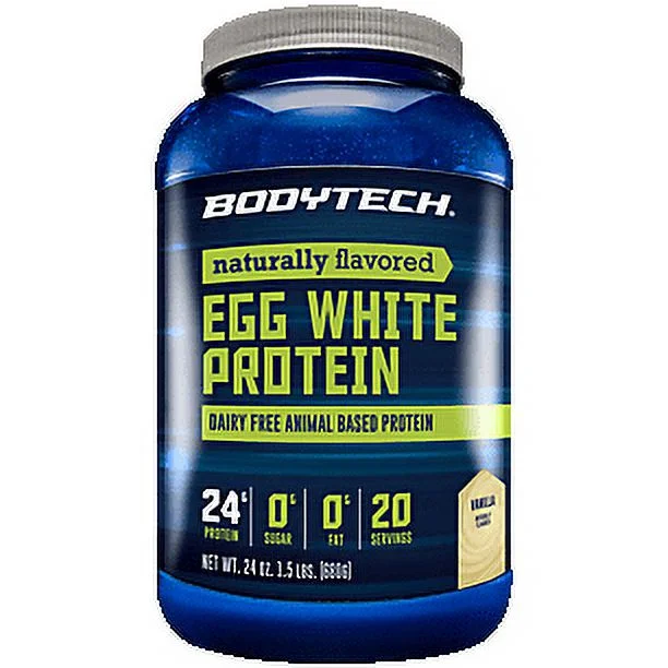 Egg White Protein Powder ? Dairy-Free ? Naturally Flavored ? Vanilla (1.5 lbs./20 Servings)