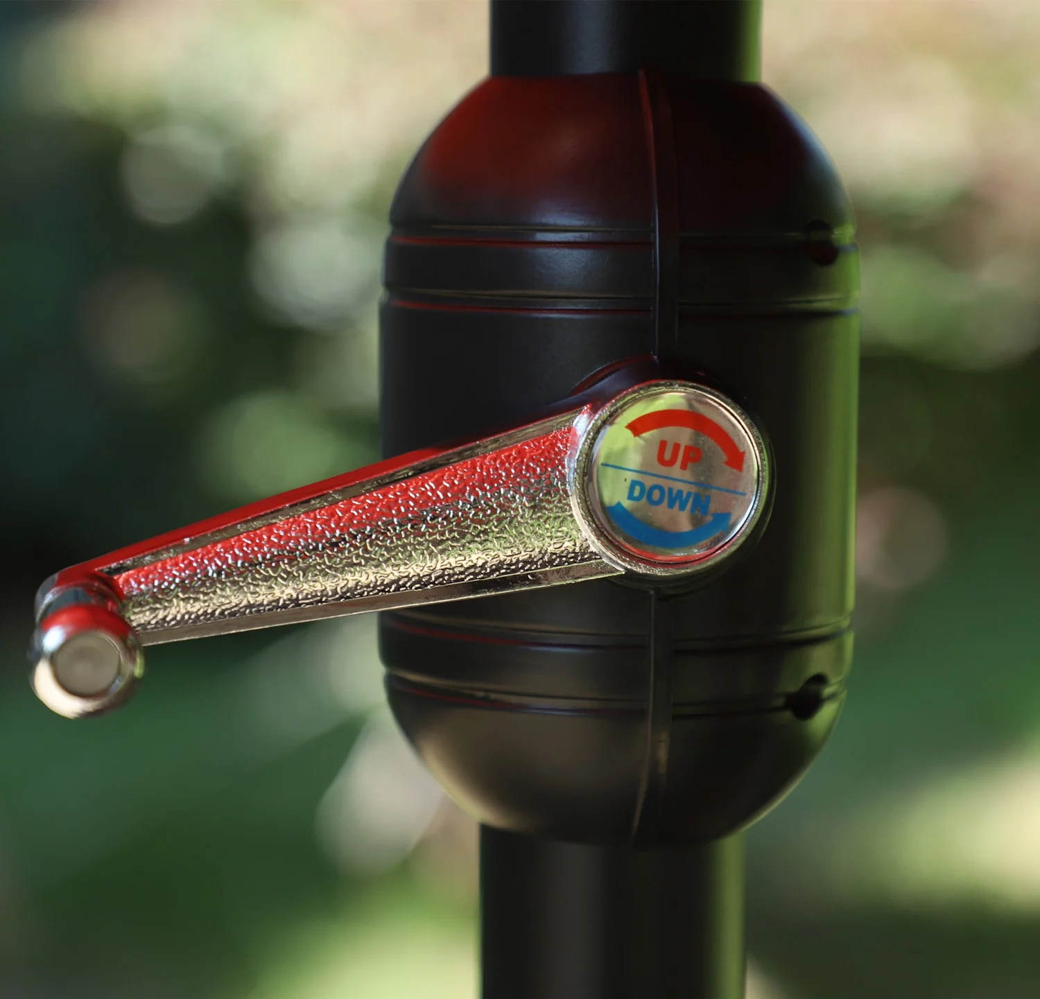 Summit Living 15ft Double-Sided Solar Patio Umbrella with Base Large Outdoor Table Umbrella with Crank Handle and 36 pcs LED lights, Beige