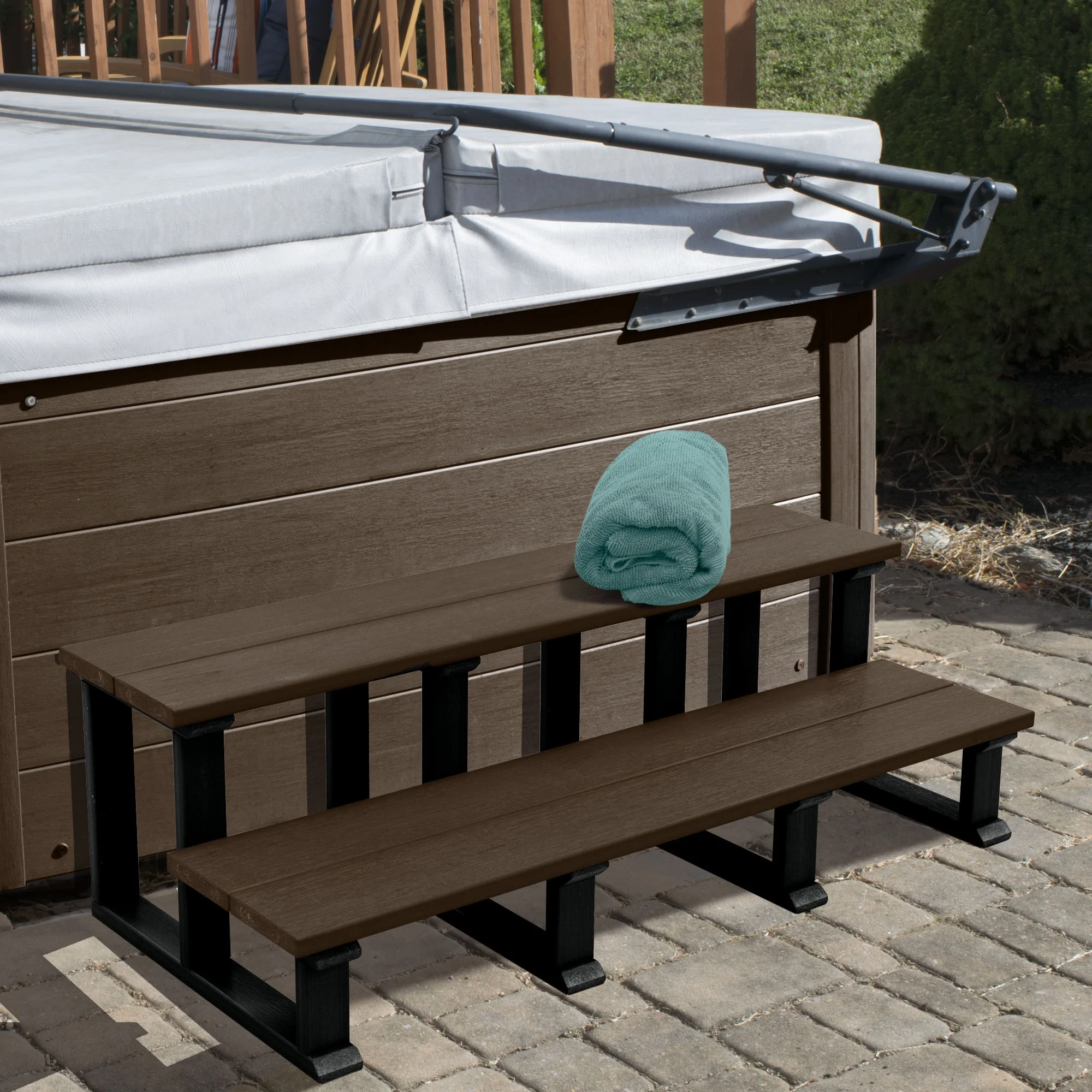 Highwood Hot Tub Spa Two Tier Steps 48