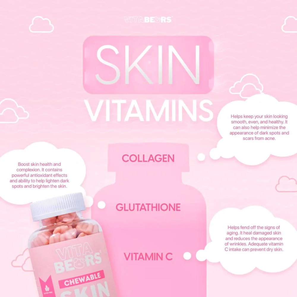 VitaBears SKIN Vitamins - 60 Gummies