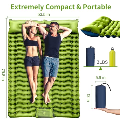 Double Sleeping Pad - Self Inflating 4