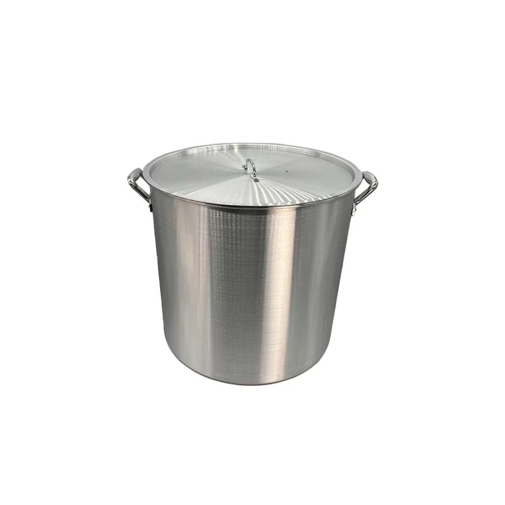 Nexgrill 120 Qt. Aluminum Stock Pot w/ Strainer Basket and Lid, Perfect for Seafood Boil, Crawfish, Outdoor Cooking