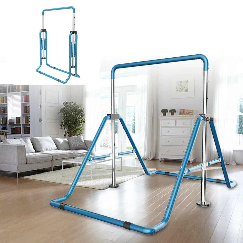 Adjustable Gymnastics Bar for Kids - Junior Training Horizontal High Bars for Home Gym