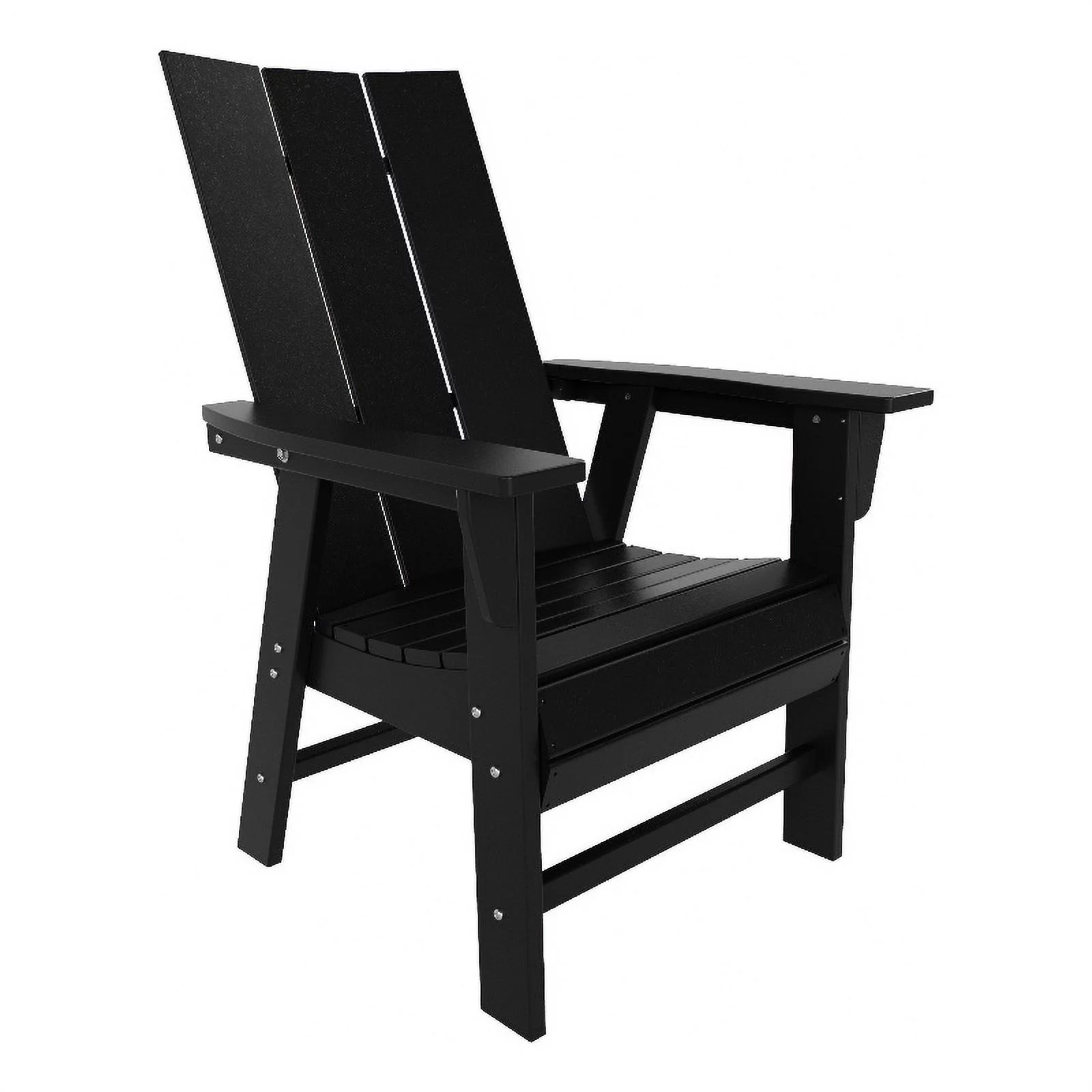 Shoreside Modern Curveback Adirondack Plastic Dining Chair