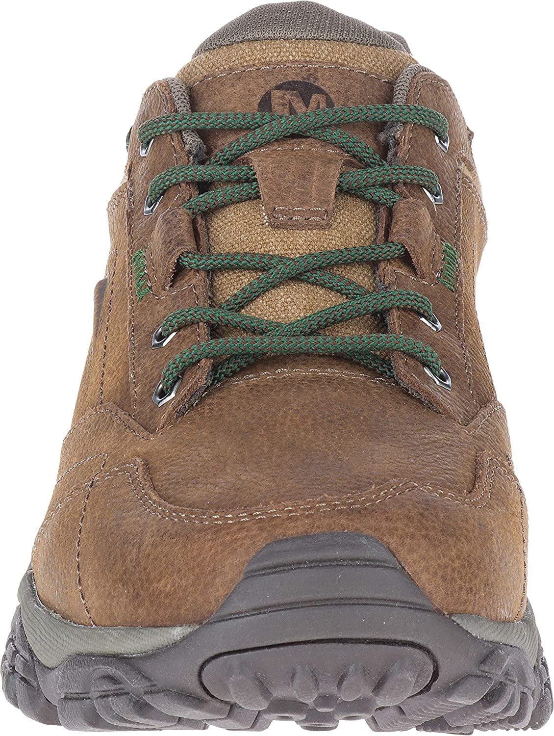 Merrell Mens Moab Adventure Lace Hiking Shoes - Earth Green - 9.5