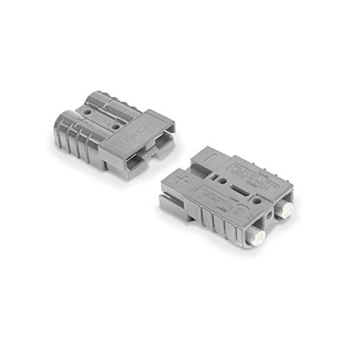 2-4 Gauge Wire Connectors, 175A Battery Quick Connect Disconnect 12V-36V Powerpole for Car Bike ATV Winches Lifts Motors More Red 2 Pcs