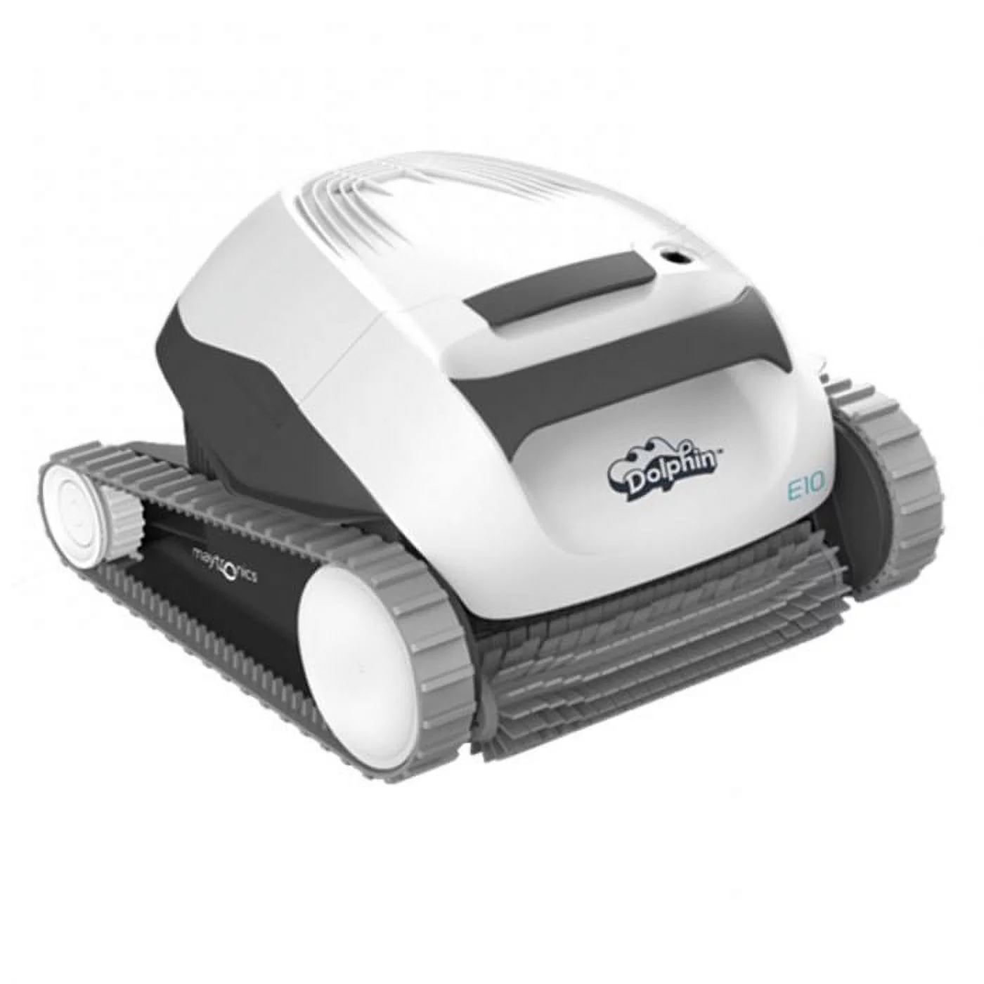 Dolphin E10 Robotic Pool VACUUM Cleaner - Ideal for Above Ground Swimming Pools up to 30 Feet - Powerful Suction to Pick up Small Debris - Easy to Clean Top Load Filter Basket