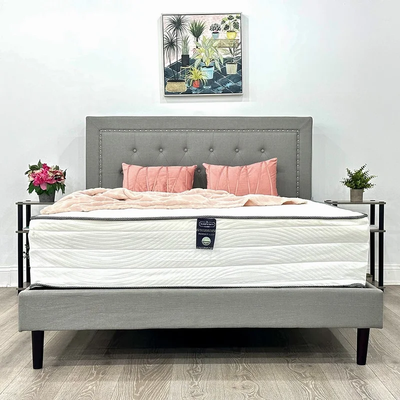 Twin Size Mattress - 12 Inch Cool Memory Foam & Spring Hybrid Mattress with Breathable Cover - Comfort Tight Top - Rolled in a Box - Oliver & Smith