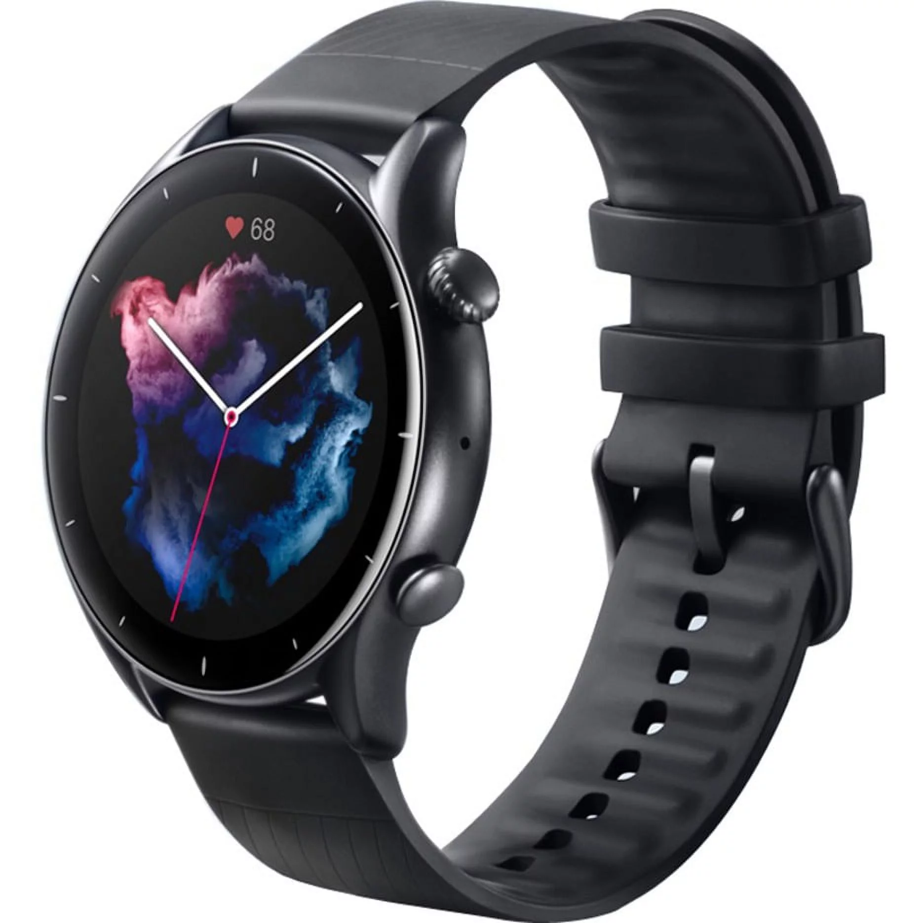 Amazfit GTR 3 Smart Watch: Android & iOS - GPS Fitness Tracker with 150 Sports Modes - 21-Day Battery Life - 1.39” AMOLED Display - Blood Oxygen Heart Rate Tracking - Waterproof, Thunder Black
