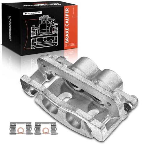A-Premium Disc Brake Caliper Assembly with Bracket Compatible with Select Cadillac, Chevy and GMC Models- XTS, Escalade, Avalanche, Suburban, Silverado, Express, Sierra, Yukon XL and more - Front Side