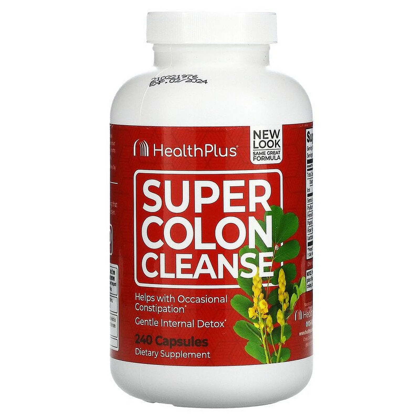 Health Plus Super Colon Cleanse 530 mg 240 Capsules