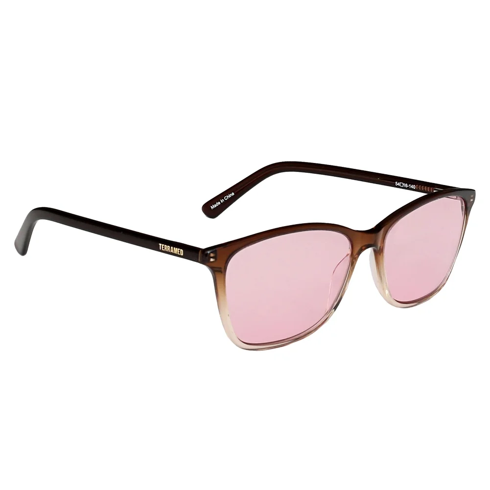 Migraine Glasses for Migraine Relief and Light Sensitivity Relief - Terramed Juri Unisex Migraine Glasses Women or Men | Fl-41 Migraine Glasses for Computers Indoor Reading Photophobia Eye Strain