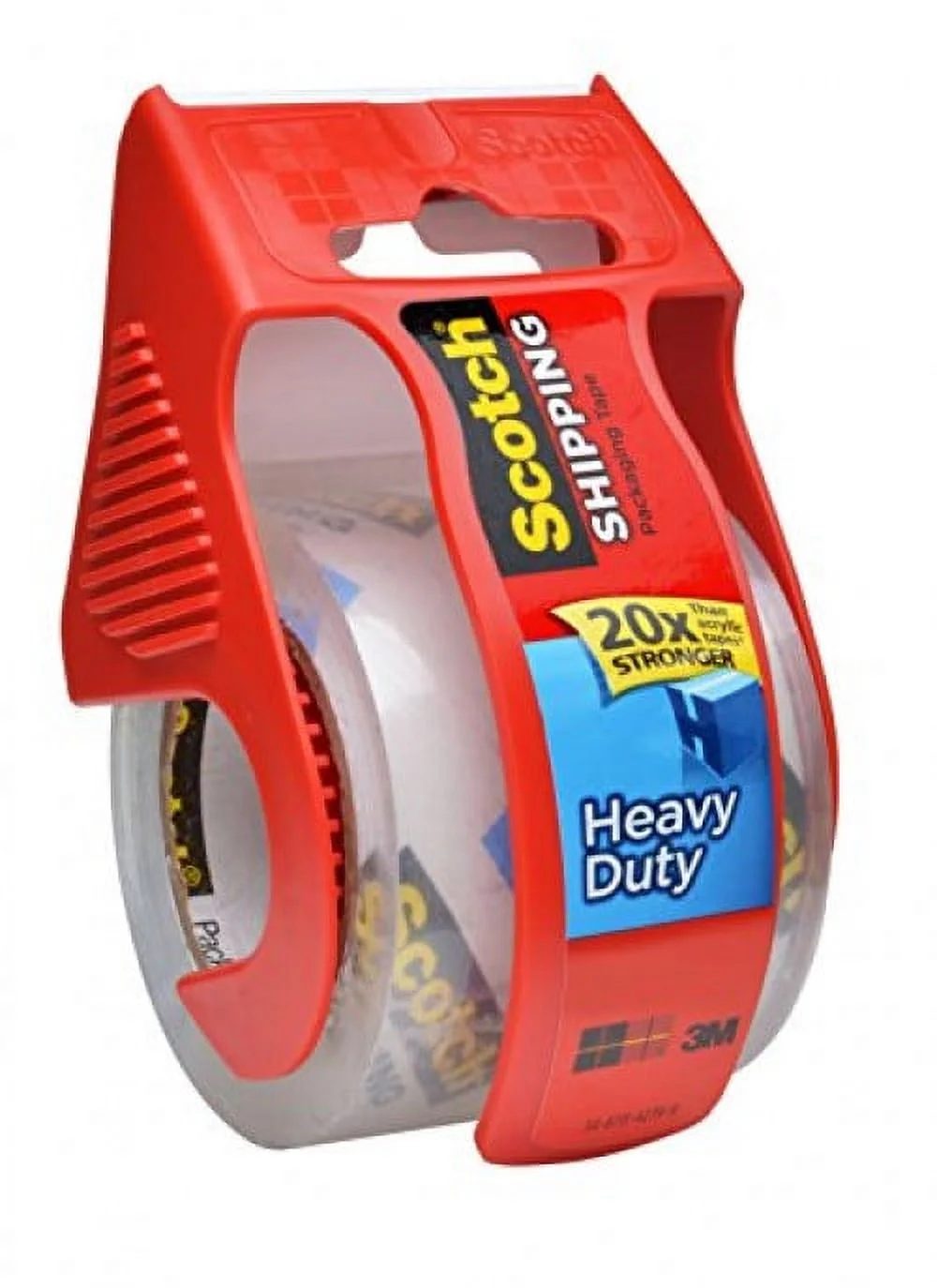 Scotch-1PK 3850 Heavy-Duty Packaging Tape With Dispenser, 1.5