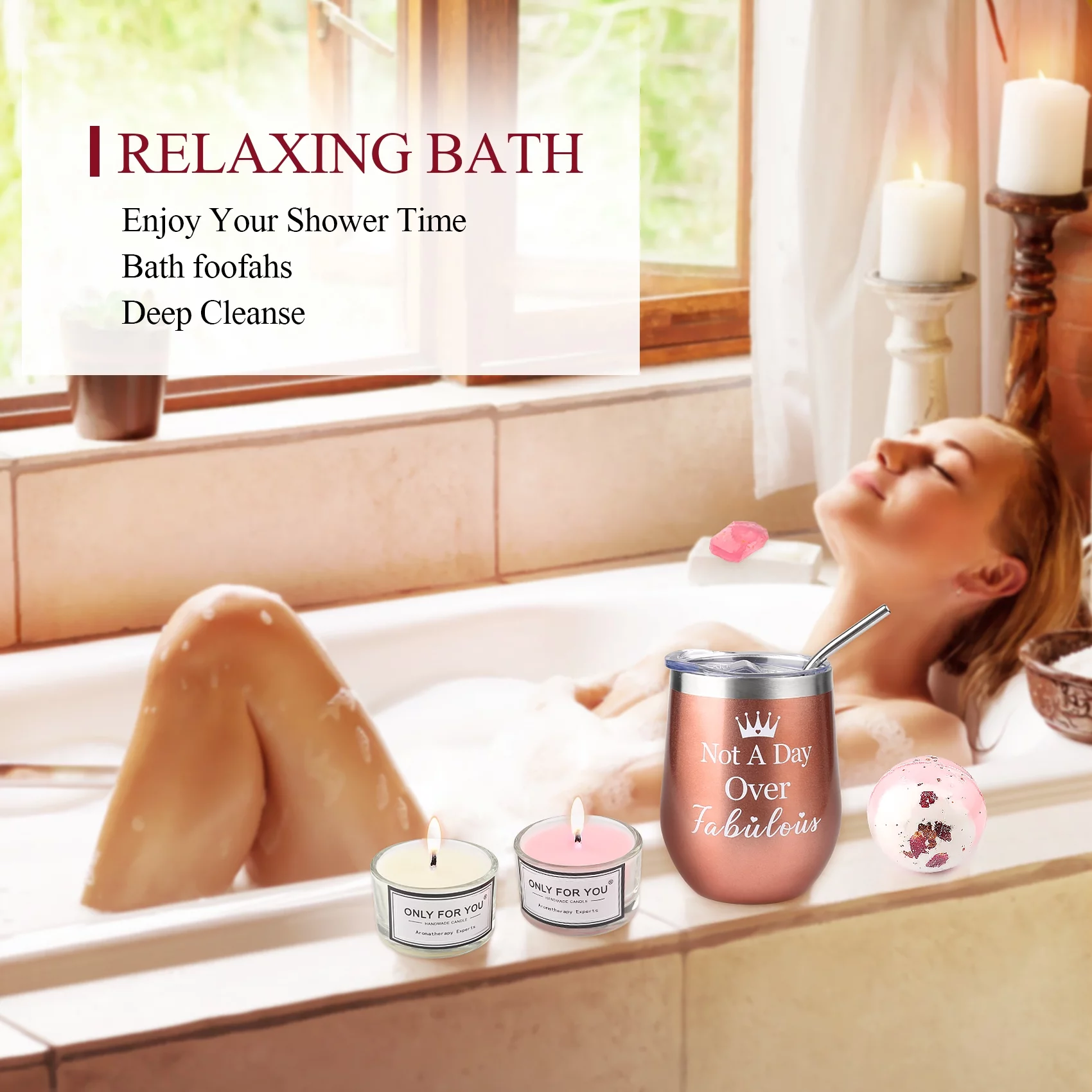 Birthday Gifts for Women, Christmas Gift for Mom Sister Wife Girlfriend Best Friend, Pink