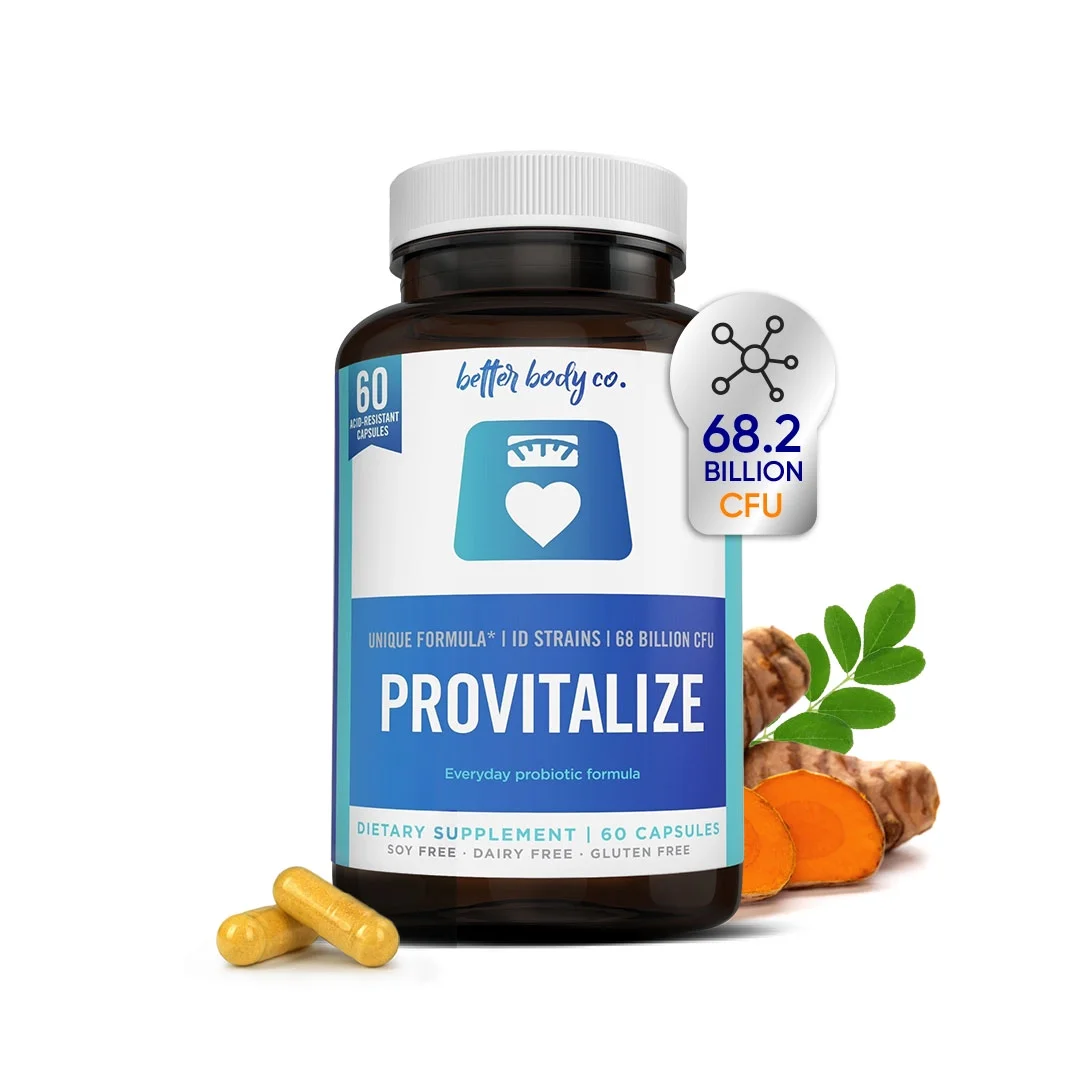 Better Body Co. Provitalize, Probiotics for Menopause Weight, Hot Flashes, Low Energy, Mood Swings, Gut Health