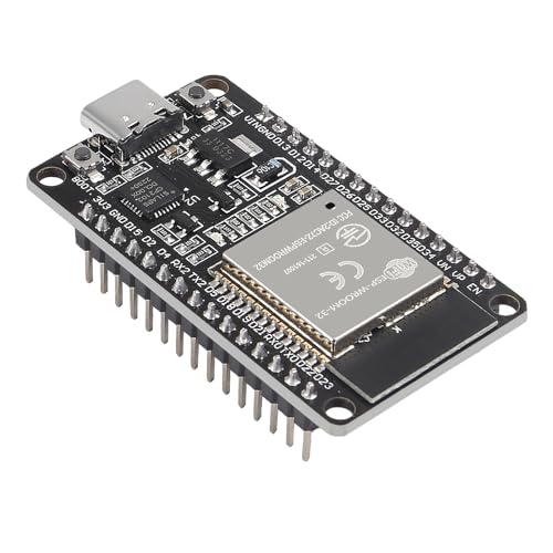 ESP-WROOM-32 ESP32 ESP-32S Development Board 2.4GHz Dual-Mode WiFi + Bluetooth Dual Cores Microcontroller Processor Integrated with Antenna RF AMP Filter AP STA Compatible with Arduino IDE (3PCS)