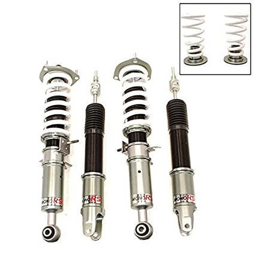 Godspeed 2009 2010 2011 2012 2013 2014 Nissan 370z 09-14 / Infiniti G37 08-13 Coupe / 07-13 Sedan Mono-rs Coilover Suspension with 32 Levels of Dampening + Mono- Tube Design