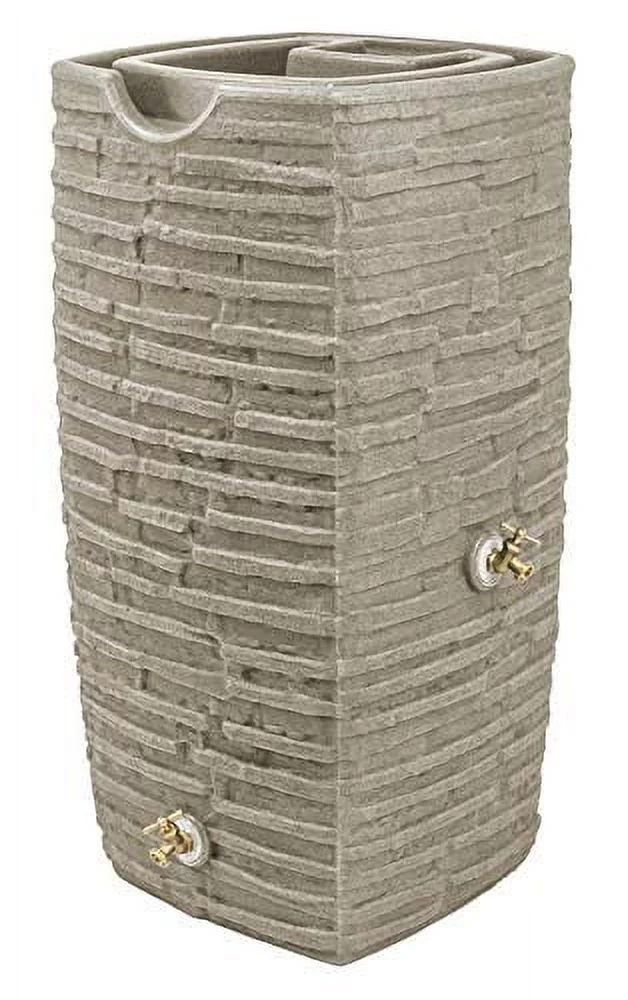 Good Ideas Impressions Riverwalk 50 Gallon Rain Saver - Sandstone