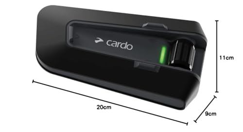 Cardo Packtalk Neo Motorcycle Helmet Communication Intercom System, Single Pack, Black