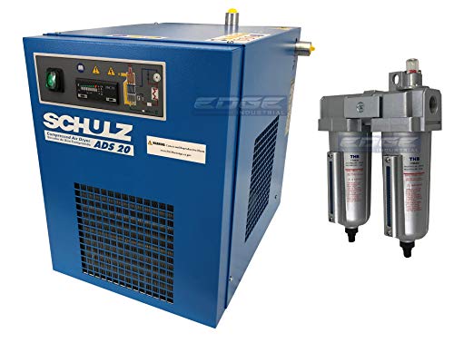 SCHULZ REFRIGERATED AIR DRYER FOR AIR COMPRESSOR, COMPRESSED AIR SYSTEMS, 20-25 CFM, GOOD UP TO 5HP COMPRESSORS MAX