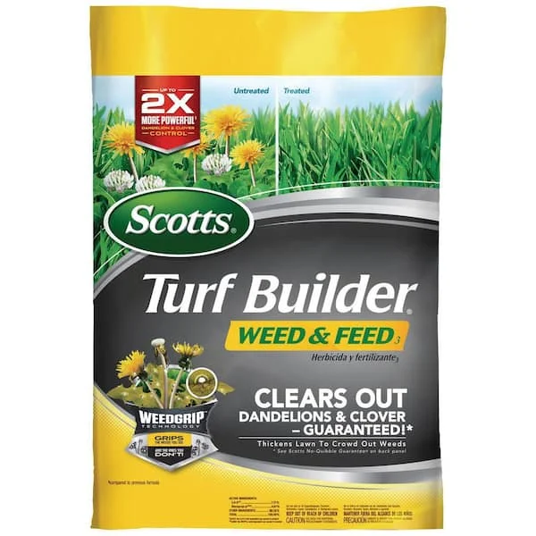 Scotts 25039A Turf Builder Weed & Feed, 4,000 Sq. Ft. - Quantity 1
